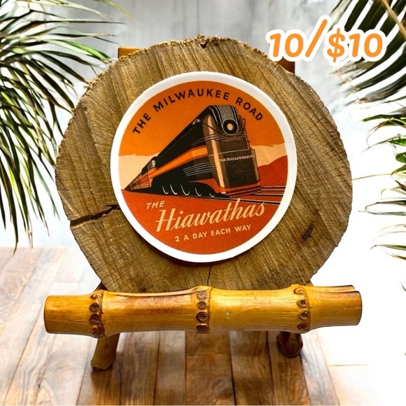 10 / $10 Milwaukee Road Hiawathas Train Sticker - Travel - Picture 1 of 2